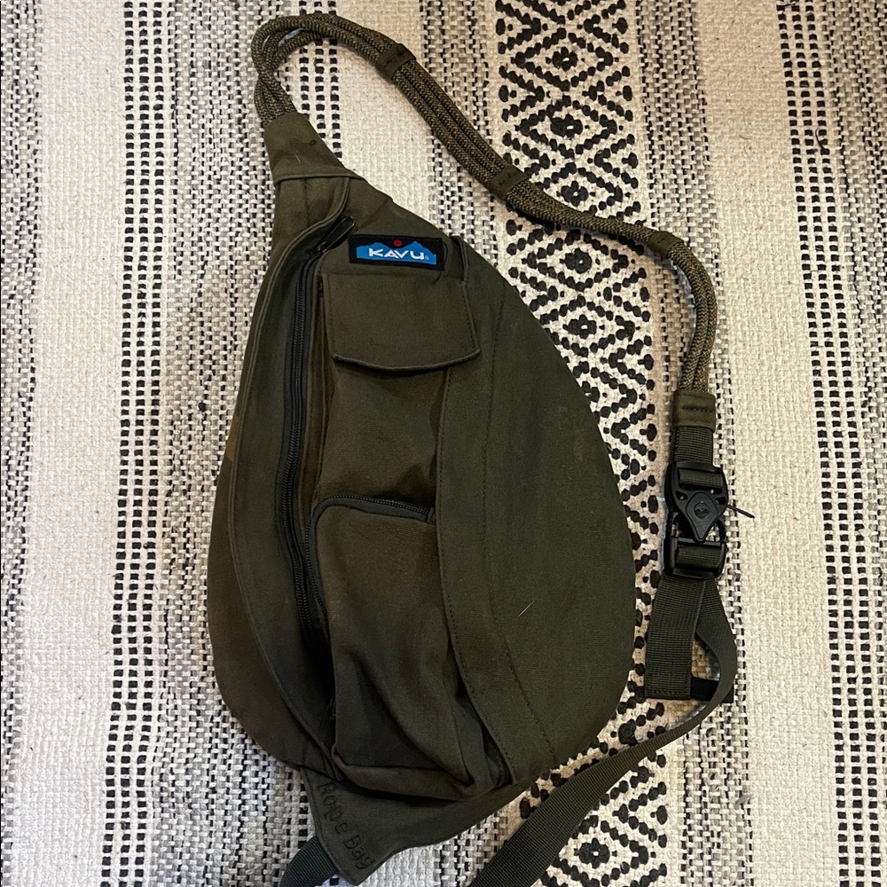 Kavu Olive Green Satchel Bag